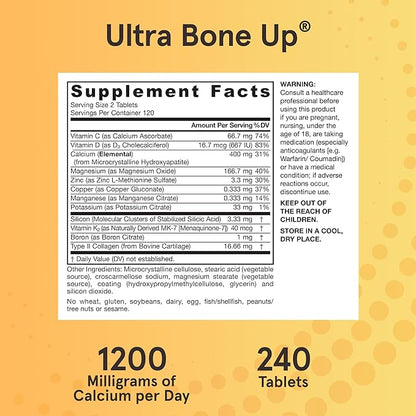 Jarrow Formulas Ultra BoneUp, Includes MK-7 240 Bone