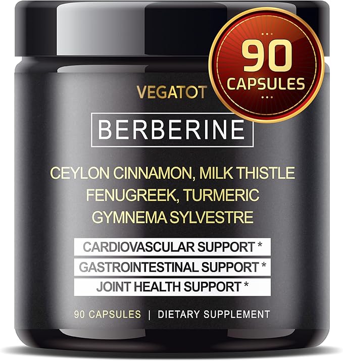 Berberine Supplement 8700MG with Ceylon Cinnamon,