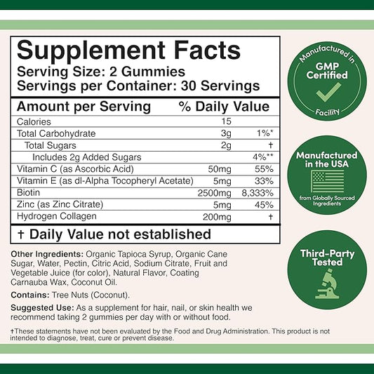 Collagen Gummies for Women Supports Aging 60 Hair,