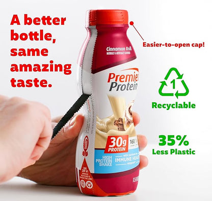 Premier Protein Shake, 30g Protein, 1g Sugar,24 Vitamins&Minerals Roll,11.5 fl 12