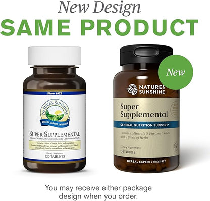 Nature's Sunshine Super Supplemental, 120 Tablets
