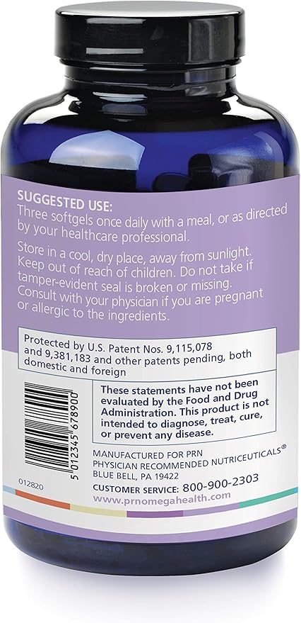 PRN nūmaqula Omega-3 – High DHA 1400mg DHA 400mg EPA 1 Month
