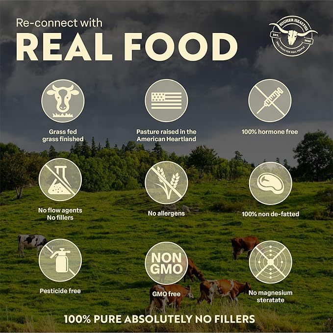 Beef Liver - Nature’s Multivitamin -100% USA Beef - 180 Capsules Bag