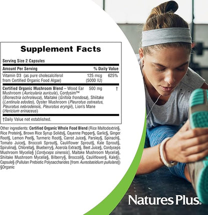 Natures Plus Source of Life Garden D3 - 5000 iu, 60 Vegan 30 Servings