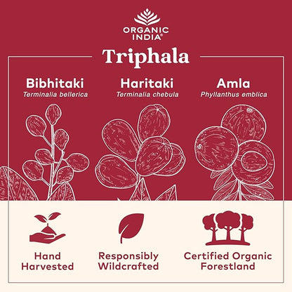 ORGANIC INDIA Triphala Capsules Organic 90 Capsules
