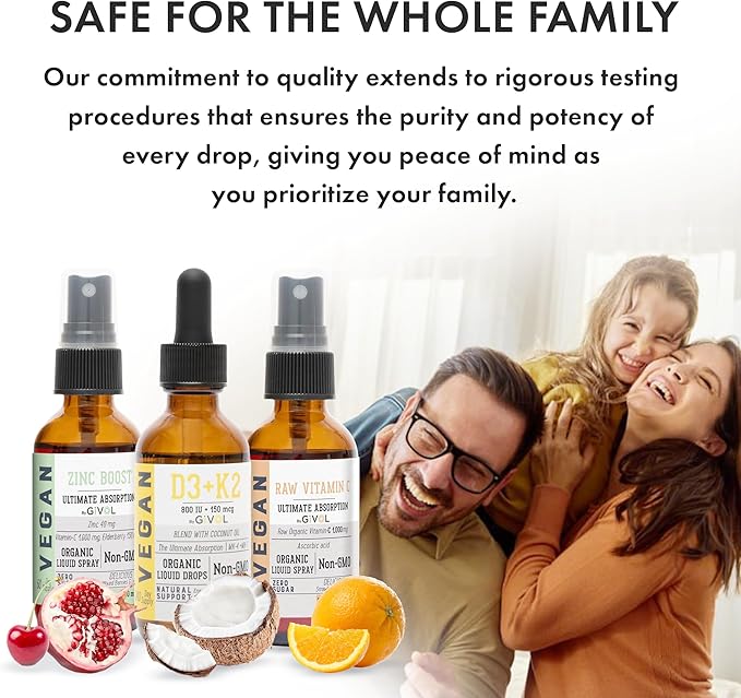 Immunity Support Pack D3 & K2 Liquid, 180 Days