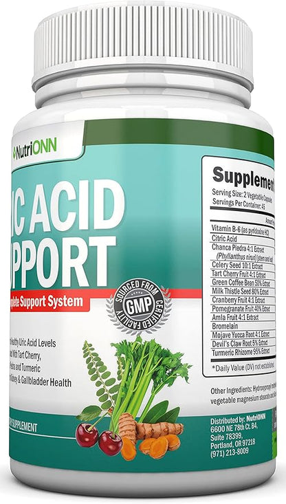 Uric Acid Support 90 Veggie