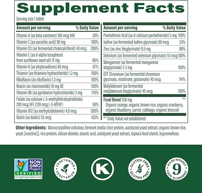 MegaFood Women's 55+ One Daily Multivitamin 120 Tabs