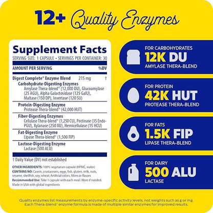 Enzymedica - Digest, Complete Digestive Enzyme 30 Capsules