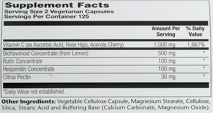 Solaray, Tstr Super Bio C 250 Count