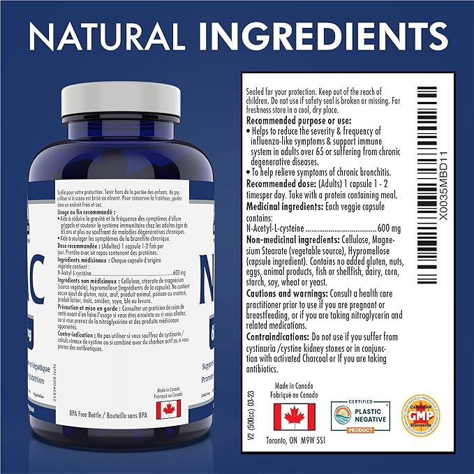 Summit Supplements - NAC Supplement 600mg, 150 Capsules