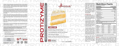 Metabolic Nutrition, Protizyme, 100% Whey Protein 24 Essential 4 Pound (52 ser)