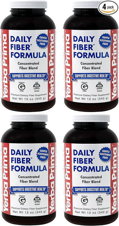 Yerba Prima Daily Fiber Formula Powder 12 oz 4) -