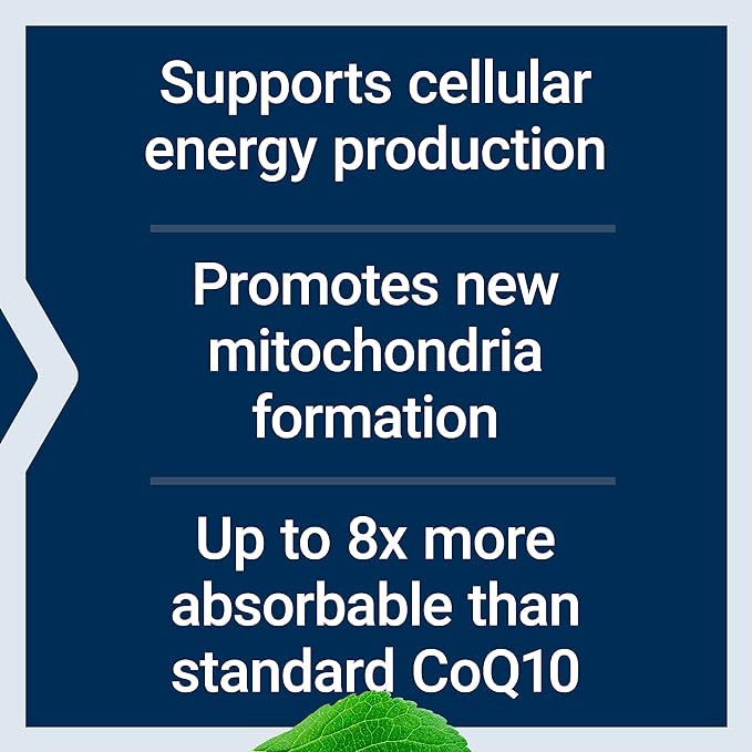 Life Extension Super Ubiquinol CoQ10 CoQ10, PQQ, 8x better 100 mg, 30 softgels