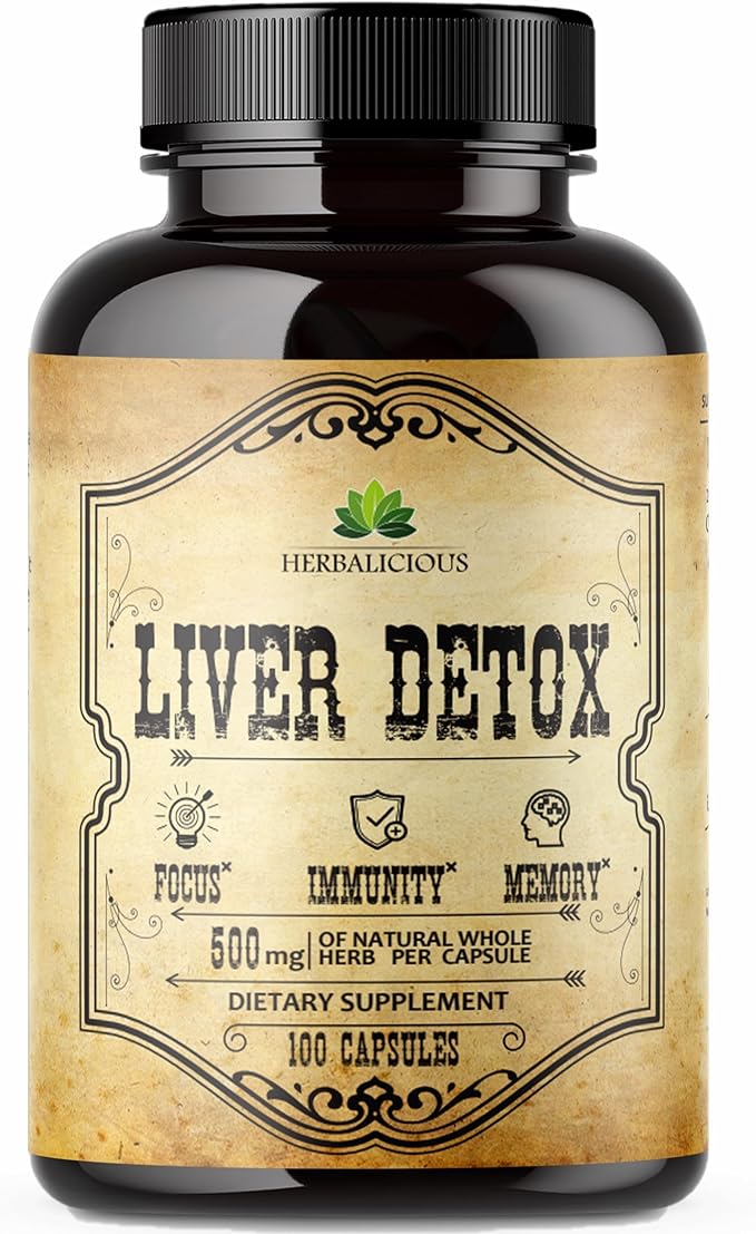 Milk Thistle Natural Cleanse and Detox (100 Capsules)