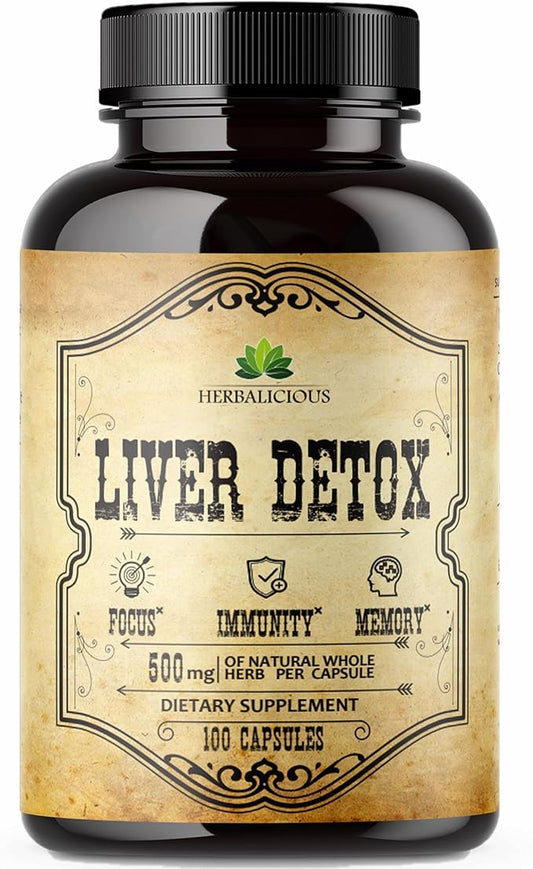 Milk Thistle Natural Cleanse and Detox (100 Capsules)