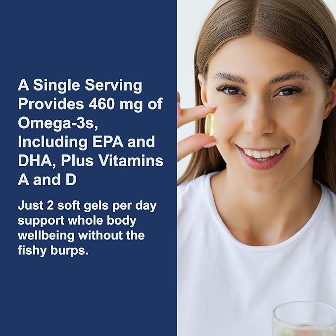 Carlson - Cod Liver Oil Gems, 460 mg Omega-3s, plus D3, Wild 150 + 30 Softgels