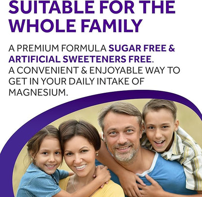 Magnesium Citrate Gummies - Sugar-Free, Vegan and Non-GMO for Better Sleep and Relaxation - No Sugar Alcohol - Magnesium Supplement for Adults, Teens and Kids - Mixed Berry - 240 Chews