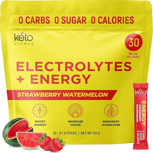 Keto Vitals Keto Electrolyte Energy Drink 30 Count