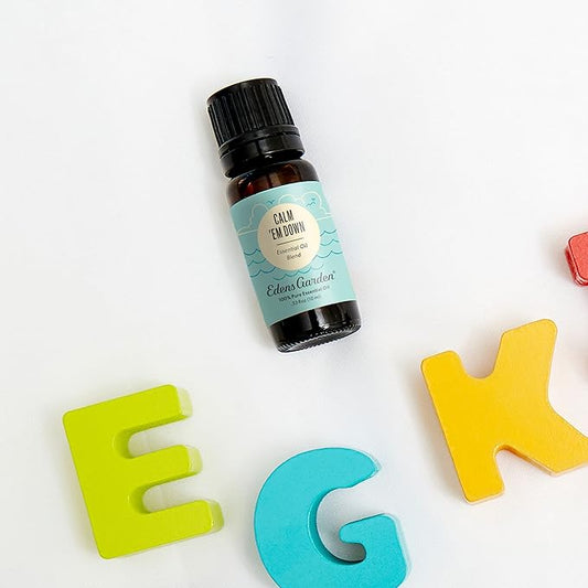Edens Garden Calm 'Em Down Essential Oil Blend- 100% Pure Premium Grade, Undiluted, Natural, Therapeutic, Aromatherapy, The Best for Skin, Humidifiers, Kid Safe 30 ml (1 fl oz)