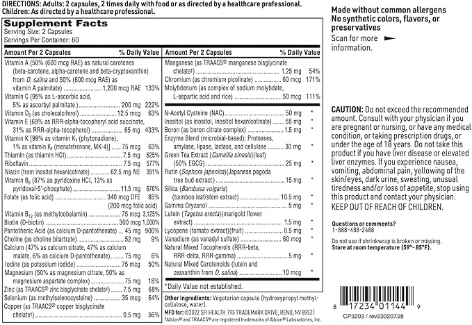 Klaire Labs Core Multi (120 Capsules)