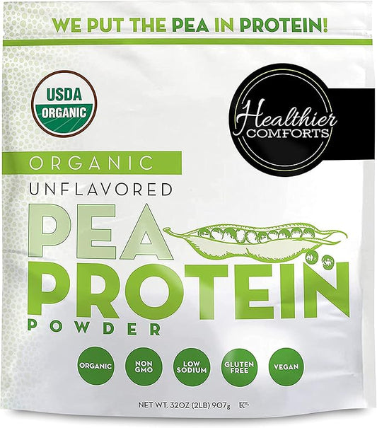 Pea Vegan Protein Powder w/Low Sodium 100% Plant 32oz