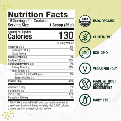 Purely Inspired Plant-Based Protein Powder (16 Servings) 20g of