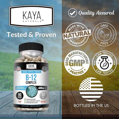 Kaya Naturals B-12 Complex 60 Count