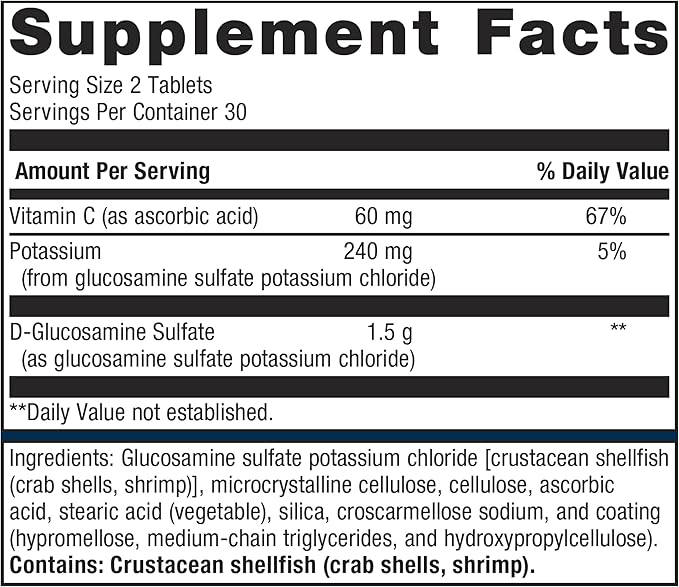 Metagenics Glucosamine Sulfate 750 60 Tablets