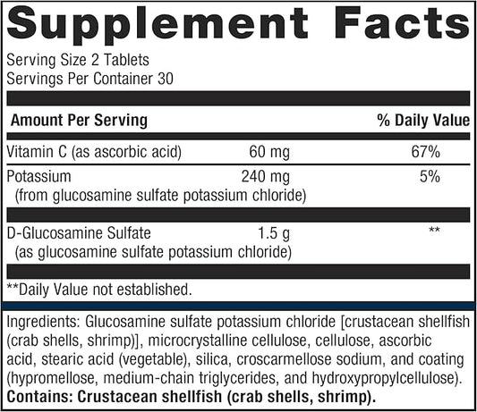 Metagenics Glucosamine Sulfate 750 60 Tablets