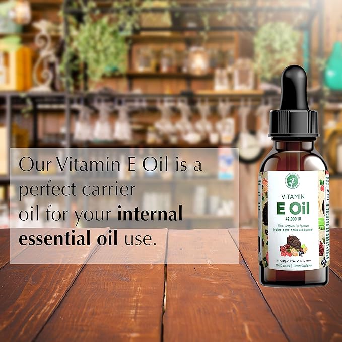 Mother Nature's Essentials Vitamin E Supplement 42,000IU, 2 2 oz