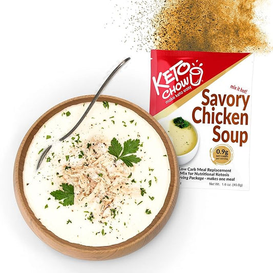 KETO CHOW SAVOURY CHICKEN SOUP 1 MEAL