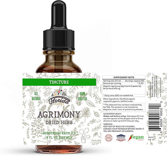 Agrimony Tincture, Organic Agrimony Extract (Agrimonia