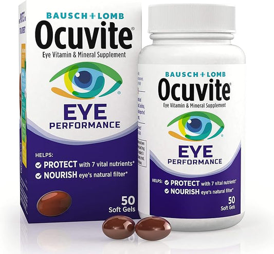 Ocuvite Eye Vitamin & Mineral Supplement, 3, Lutein 50 Count