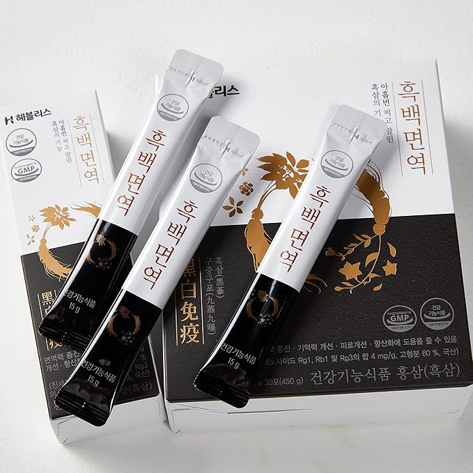 [HEBLIS] Korean Black Ginseng and White