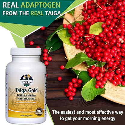 Schisandra Chinensis Supplement, Wild Siberian Herbal 100 Vegetarian