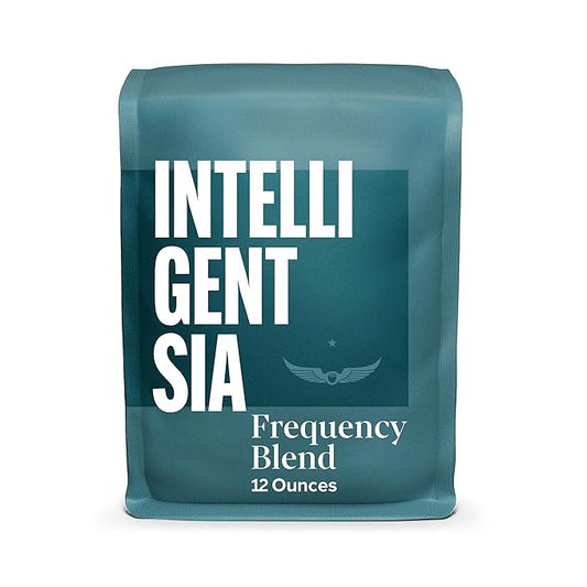 Intelligentsia Coffee, Medium Roast Whole Bean Coffee - Frequency Blend 12 Ounce Bag with Flavor Notes of Golden Raisin, Raw Sugar and Molasses