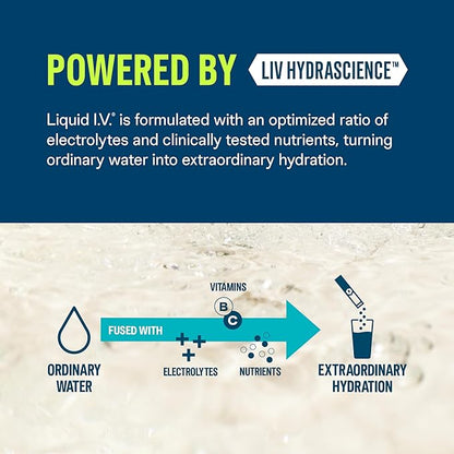 Liquid I.V.® Hydration Multiplier - Pina Colada | Electrolyte Powder Drink Mix | 1 Pack (16 Servings)