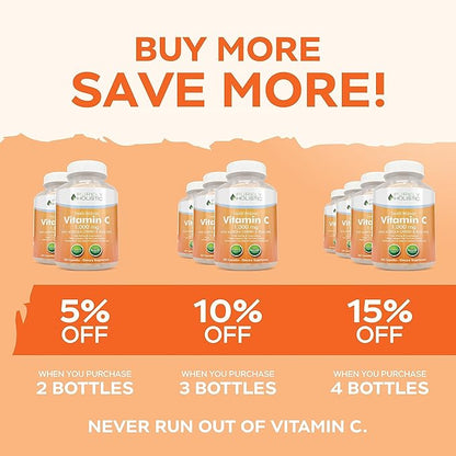 Purely Holistic Vitamin C 1000mg, 365 12 Month 2 Stage