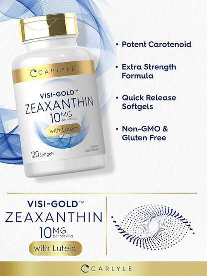 Carlyle Zeaxanthin 10mg 120 Softgels