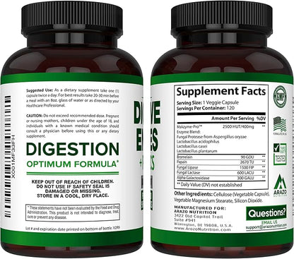 Digestive Enzymes with Probiotics 120 Pills
