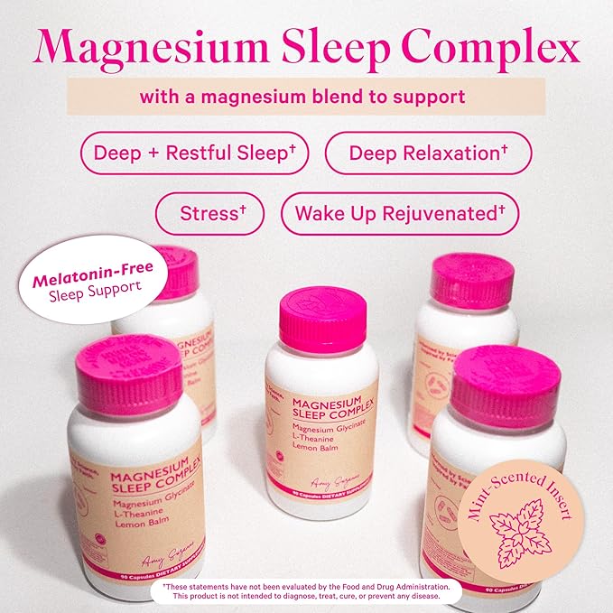 Magnesium Sleep Complex with L-Theanine and 90 Capsules