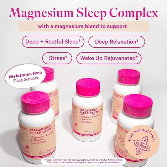 Magnesium Sleep Complex with L-Theanine and 90 Capsules
