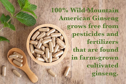 AG 100-100% Pure Wild American Ginseng