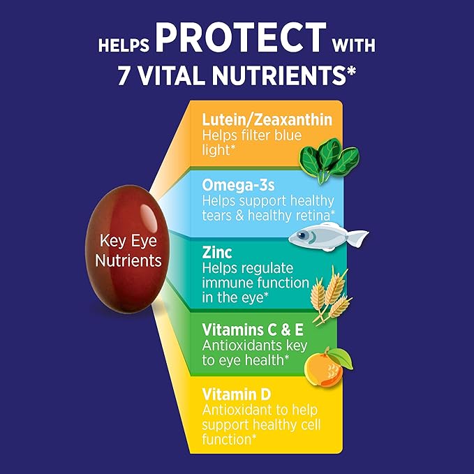 Ocuvite Eye Vitamin & Mineral Supplement, 3, Lutein 50 Count