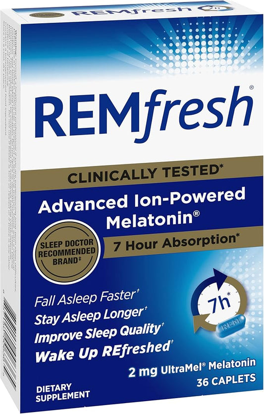 REMfresh 2mg Advanced Melatonin Sleep Aid (36 Caplets) #1 Doctor