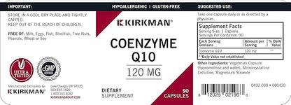 Coenzyme Q10 120 mg Capsules - Hypo - 90 ct