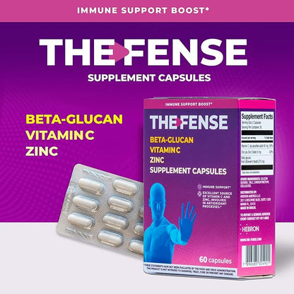 THE-FENSE - Beta Glucan, Vitamin C 60 Capsules.