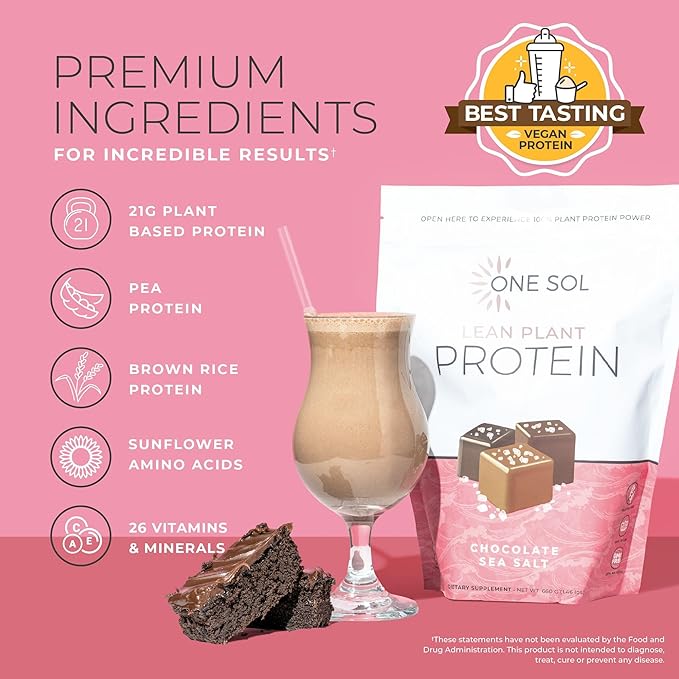 One Sol Lean Plant Protein Powder 100% Plant