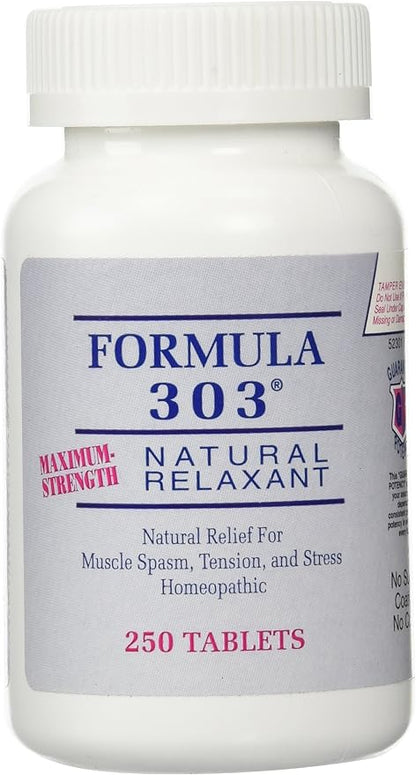 Dee Cee Labs Formula 303 Maximum 250 Tablets;